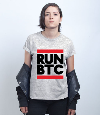 Krótki, konkretny przekaz - Koszulka z nadrukiem - Bitcoin - Kryptowaluty - Damska