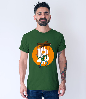 Humor krypto maniaka - Koszulka z nadrukiem - Bitcoin - Kryptowaluty - Męska