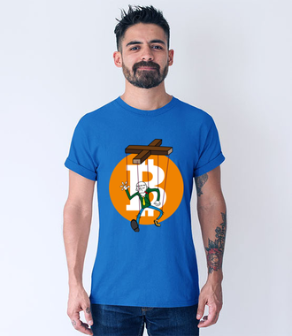 Humor krypto maniaka - Koszulka z nadrukiem - Bitcoin - Kryptowaluty - Męska