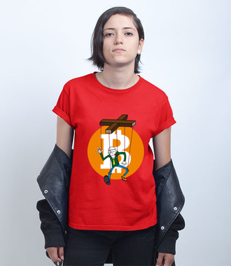 Humor krypto maniaka - Koszulka z nadrukiem - Bitcoin - Kryptowaluty - Damska