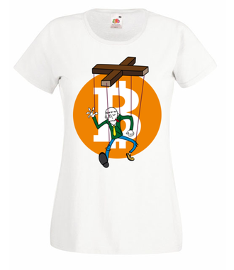 Humor krypto maniaka - Koszulka z nadrukiem - Kryptowaluty - bitcoin - Damska