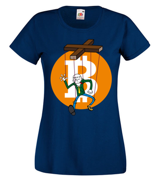 Humor krypto maniaka - Koszulka z nadrukiem - Kryptowaluty - bitcoin - Damska