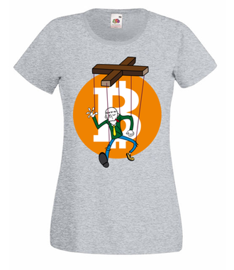 Humor krypto maniaka - Koszulka z nadrukiem - Kryptowaluty - bitcoin - Damska