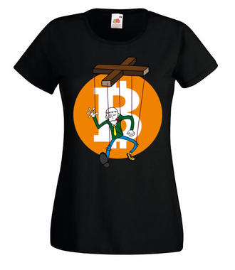 Humor krypto maniaka - Koszulka z nadrukiem - Kryptowaluty - bitcoin - Damska