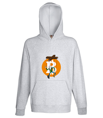 Humor krypto maniaka - Bluza z nadrukiem - Kryptowaluty - bitcoin - Męska z kapturem