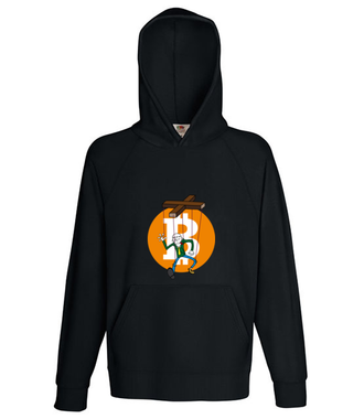 Humor krypto maniaka - Bluza z nadrukiem - Kryptowaluty - bitcoin - Męska z kapturem
