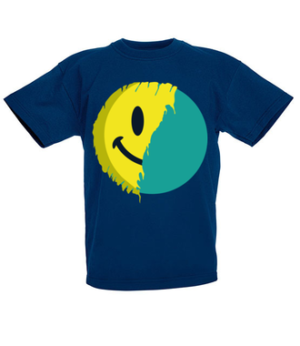 Emotikon po-szarpany - Koszulka z nadrukiem - Śmieszne - Dziecięca