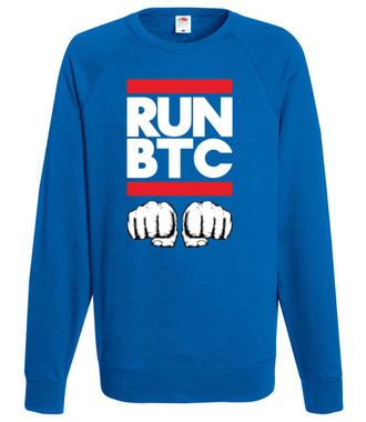Krypto pozdrowienie - Bluza z nadrukiem - Bitcoin - Kryptowaluty - Męska