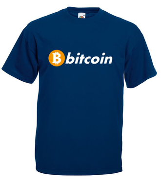 Bitcoin to po prostu marka - Koszulka z nadrukiem - Kryptowaluty - bitcoin - Męska
