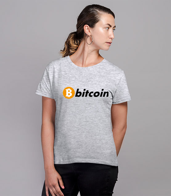 Bitcoin to po prostu marka koszulka z nadrukiem bitcoin kryptowaluty kobieta jipi pl 1868 81