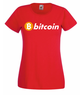 Bitcoin to po prostu marka - Koszulka z nadrukiem - Kryptowaluty - bitcoin - Damska