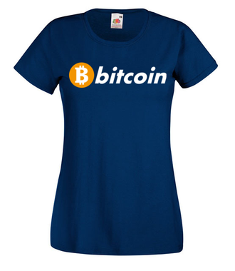 Bitcoin to po prostu marka - Koszulka z nadrukiem - Kryptowaluty - bitcoin - Damska