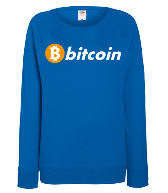 Bitcoin to po prostu marka bluza z nadrukiem bitcoin kryptowaluty kobieta jipi pl 1869 117