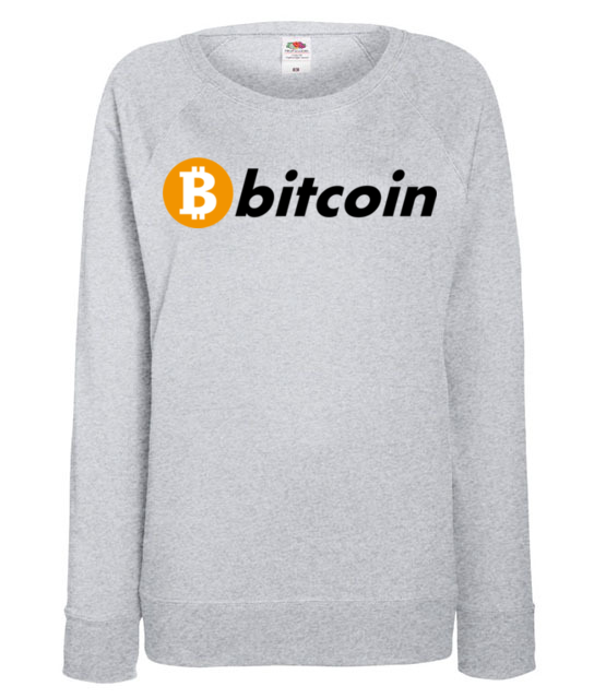 Bitcoin to po prostu marka bluza z nadrukiem kryptowaluty bitcoin kobieta jipi pl 1868 118