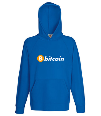 Bitcoin to po prostu marka - Bluza z nadrukiem - Kryptowaluty - bitcoin - Męska z kapturem