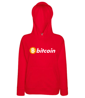 Bitcoin to po prostu marka - Bluza z nadrukiem - Kryptowaluty - bitcoin - Damska z kapturem