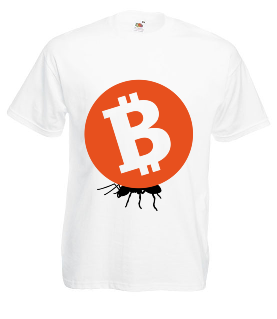 Grosz do grosza koszulka z nadrukiem kryptowaluty bitcoin mezczyzna jipi pl 1870 2