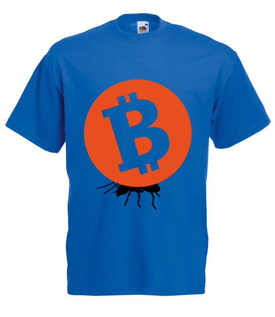 Grosz do grosza koszulka z nadrukiem kryptowaluty bitcoin mezczyzna jipi pl 1870 5