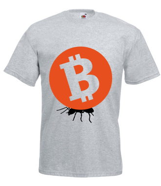 Grosz do grosza - Koszulka z nadrukiem - Kryptowaluty - bitcoin - Męska
