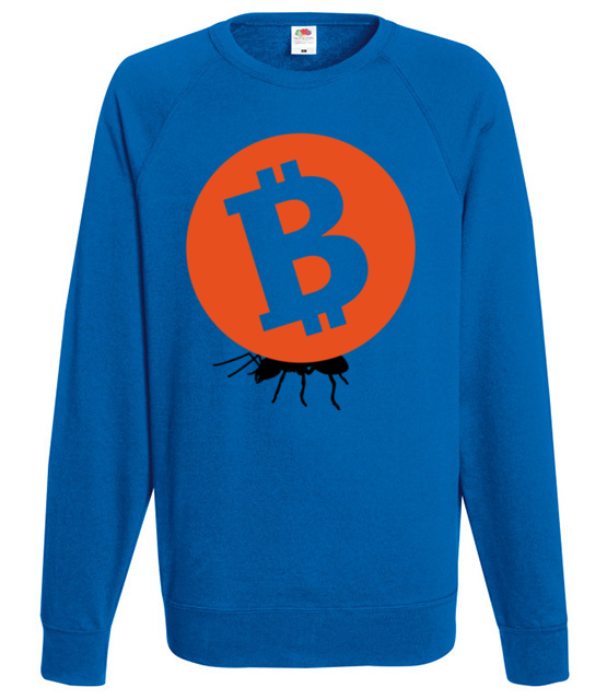 Grosz do grosza bluza z nadrukiem kryptowaluty bitcoin mezczyzna jipi pl 1870 109