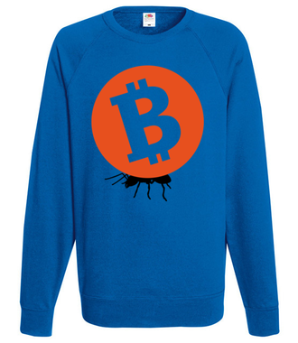 Grosz do grosza - Bluza z nadrukiem - Kryptowaluty - bitcoin - Męska