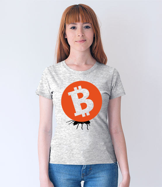 Grosz do grosza koszulka z nadrukiem bitcoin kryptowaluty kobieta jipi pl 1870 69