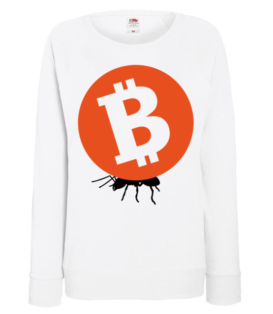 Grosz do grosza bluza z nadrukiem bitcoin kryptowaluty kobieta jipi pl 1870 114