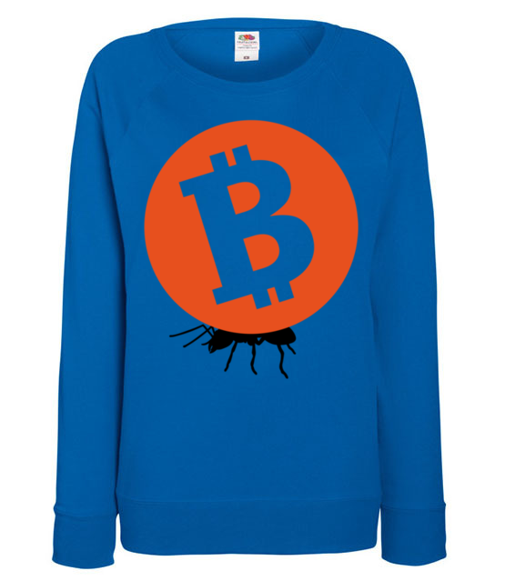 Grosz do grosza bluza z nadrukiem kryptowaluty bitcoin kobieta jipi pl 1870 117