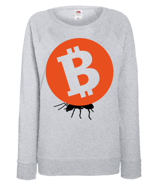 Grosz do grosza bluza z nadrukiem kryptowaluty bitcoin kobieta jipi pl 1870 118