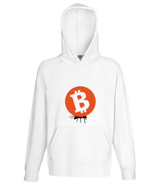 Grosz do grosza - Bluza z nadrukiem - Kryptowaluty - bitcoin - Męska z kapturem