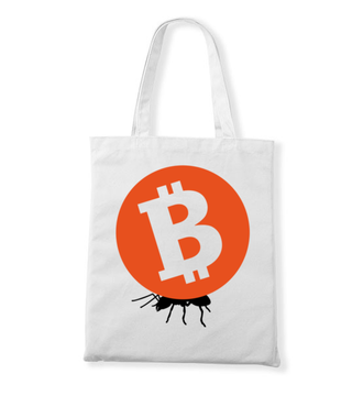 Grosz do grosza - Torba z nadrukiem - Kryptowaluty - bitcoin - Gadżety