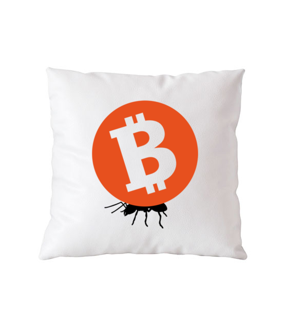 Grosz do grosza poduszka z nadrukiem kryptowaluty bitcoin gadzety jipi pl 1870 164