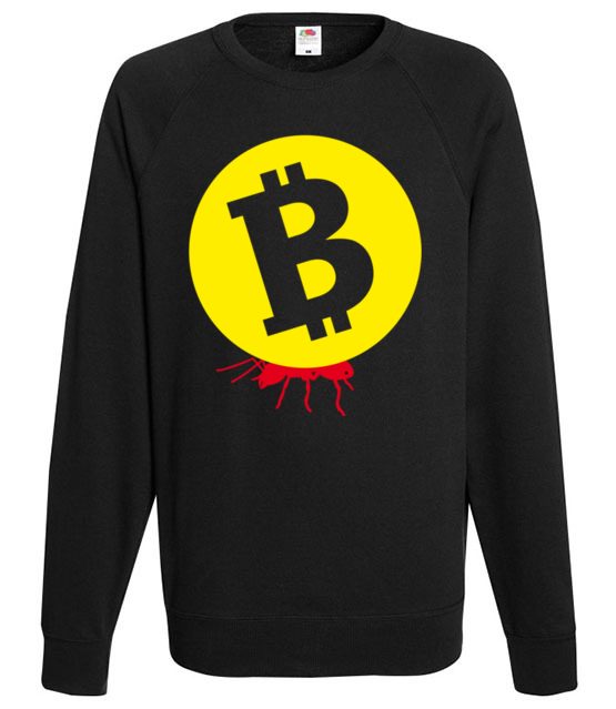 Popracuj i zarobisz bluza z nadrukiem bitcoin kryptowaluty mezczyzna jipi pl 1871 107