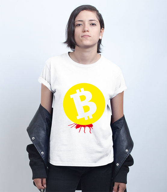 Popracuj i zarobisz koszulka z nadrukiem bitcoin kryptowaluty kobieta jipi pl 1871 71