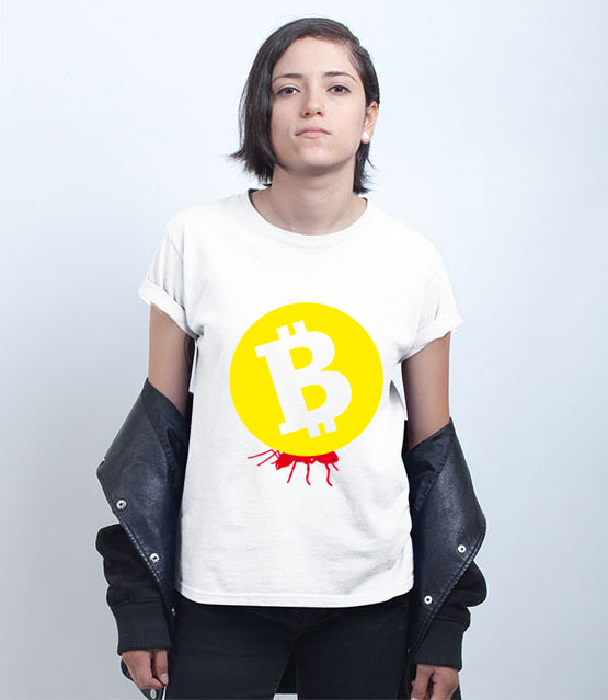 Popracuj i zarobisz koszulka z nadrukiem kryptowaluty bitcoin kobieta jipi pl 1871 71