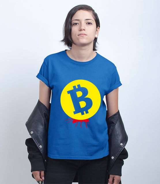 Popracuj i zarobisz koszulka z nadrukiem kryptowaluty bitcoin kobieta jipi pl 1871 73