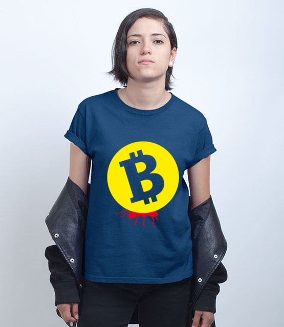 Popracuj i zarobisz koszulka z nadrukiem kryptowaluty bitcoin kobieta jipi pl 1871 74