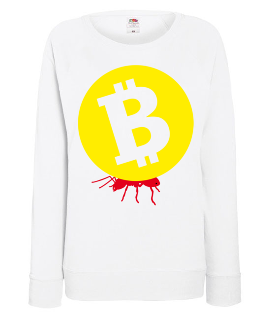 Popracuj i zarobisz bluza z nadrukiem bitcoin kryptowaluty kobieta jipi pl 1871 114
