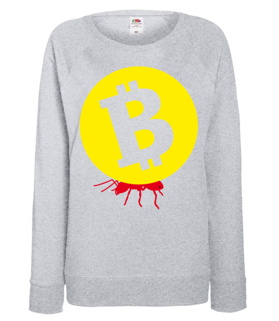 Popracuj i zarobisz bluza z nadrukiem kryptowaluty bitcoin kobieta jipi pl 1871 118