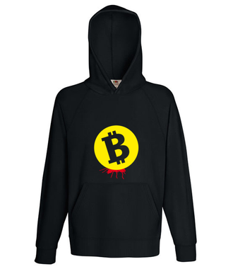 Popracuj i zarobisz - Bluza z nadrukiem - Kryptowaluty - bitcoin - Męska z kapturem
