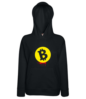 Popracuj i zarobisz - Bluza z nadrukiem - Kryptowaluty - bitcoin - Damska z kapturem