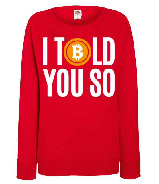 Tak mowiles bluza z nadrukiem bitcoin kryptowaluty kobieta jipi pl 1874 116