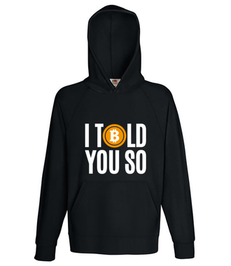 Tak, mówiłeś! - Bluza z nadrukiem - Kryptowaluty - bitcoin - Męska z kapturem