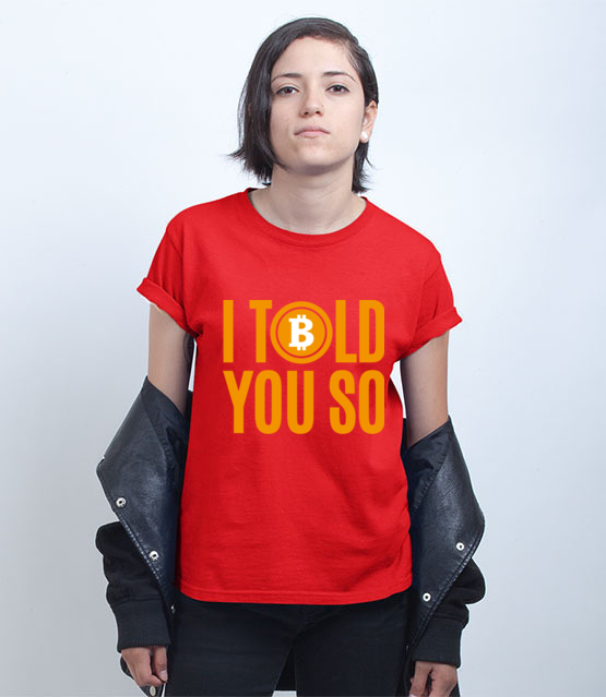 Kazdy przyzna ci racje koszulka z nadrukiem kryptowaluty bitcoin kobieta jipi pl 1875 72