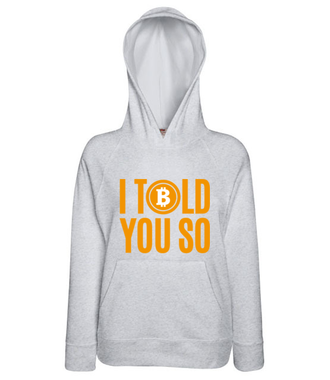 Każdy przyzna ci rację - Bluza z nadrukiem - Kryptowaluty - bitcoin - Damska z kapturem