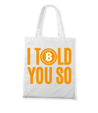 Każdy przyzna ci rację - Torba z nadrukiem - Kryptowaluty - bitcoin - Gadżety