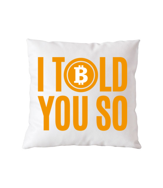 Kazdy przyzna ci racje poduszka z nadrukiem kryptowaluty bitcoin gadzety jipi pl 1875 164