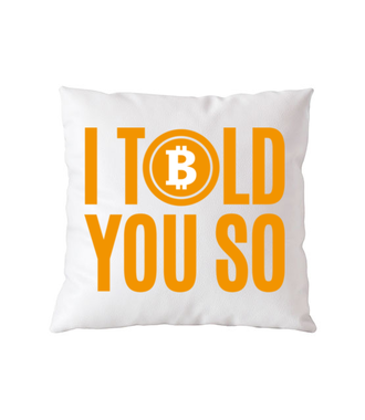 Każdy przyzna ci rację - Poduszka z nadrukiem - Kryptowaluty - bitcoin - Gadżety
