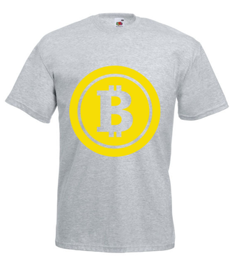 Słoneczny bohater - Koszulka z nadrukiem - Kryptowaluty - bitcoin - Męska