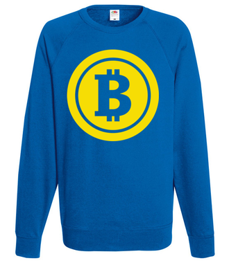 Słoneczny bohater - Bluza z nadrukiem - Bitcoin - Kryptowaluty - Męska